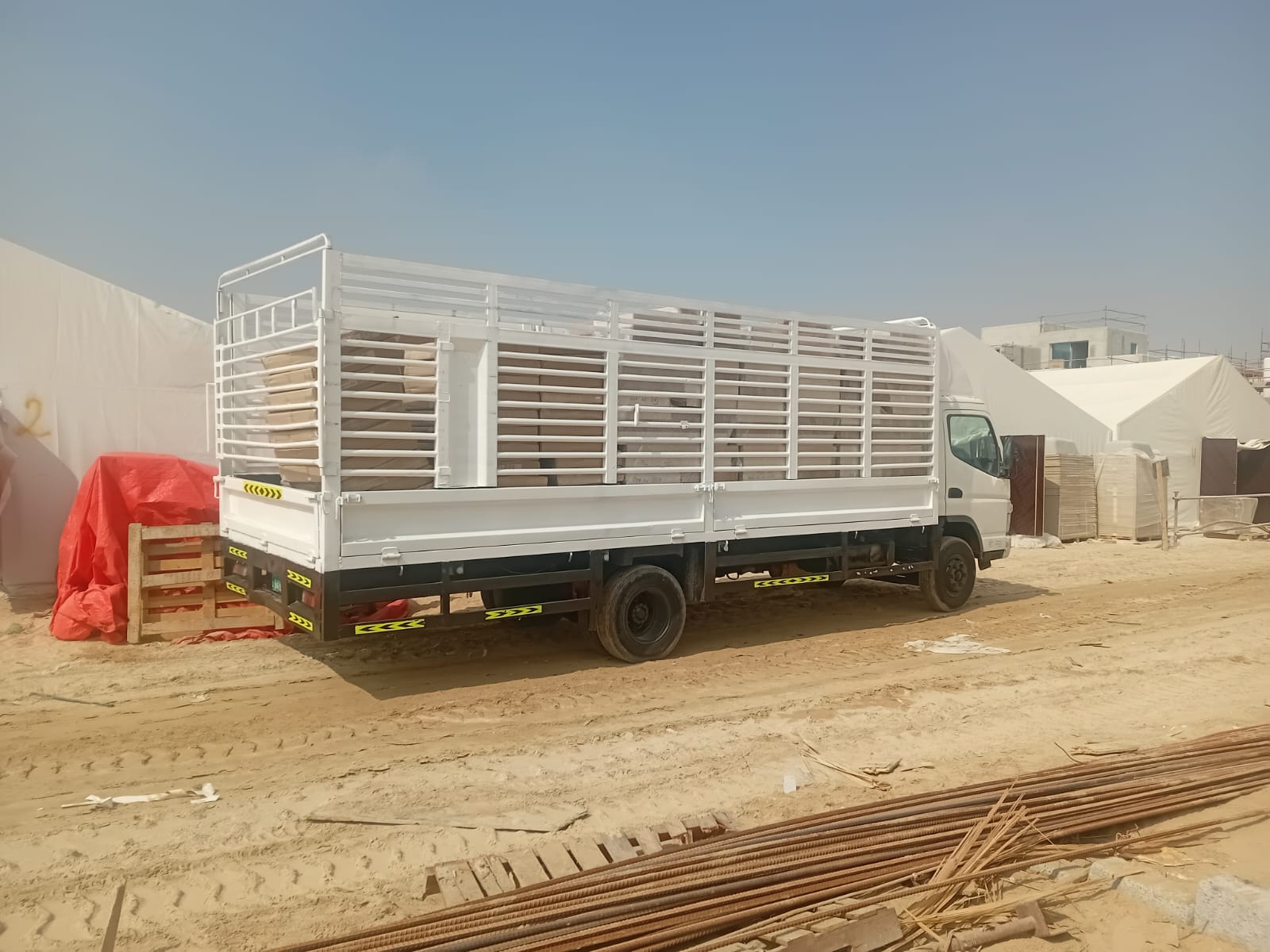 7 ton pickup Truck Rental Sajaa