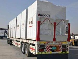 50 feet open trailer for rent in saja sharjah